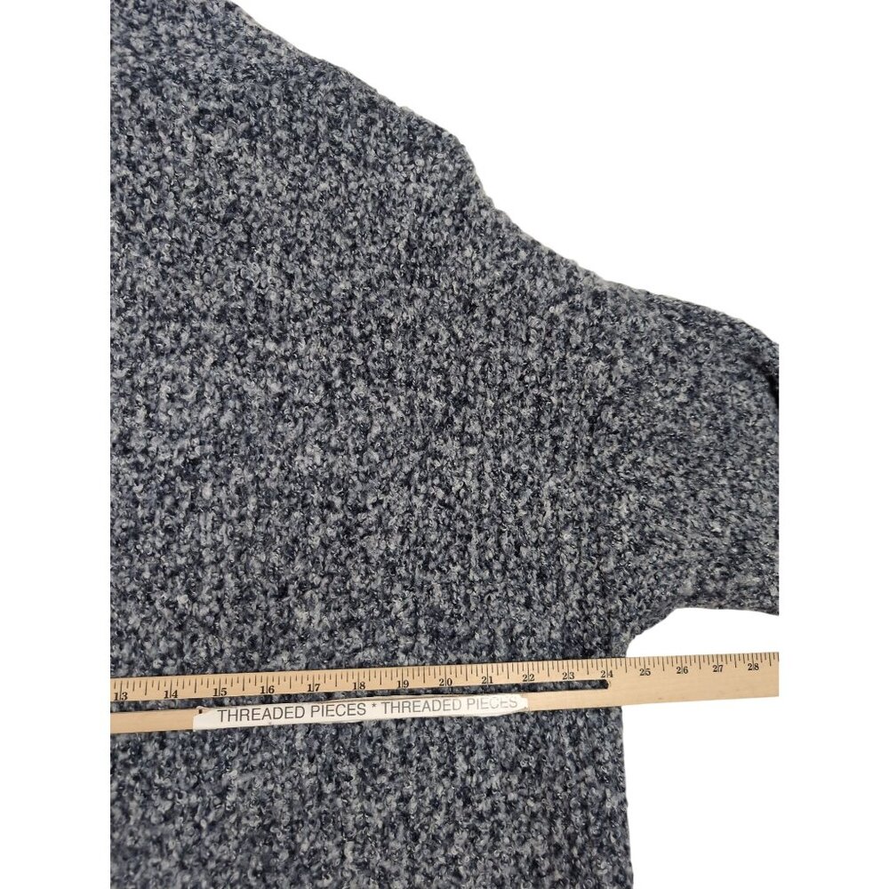 Urban Outfitters 1/4 Zip Sweater Womens L Blue Mock Neck Cozy Cabin Gorpcore Y2K - Picture 7 of 8